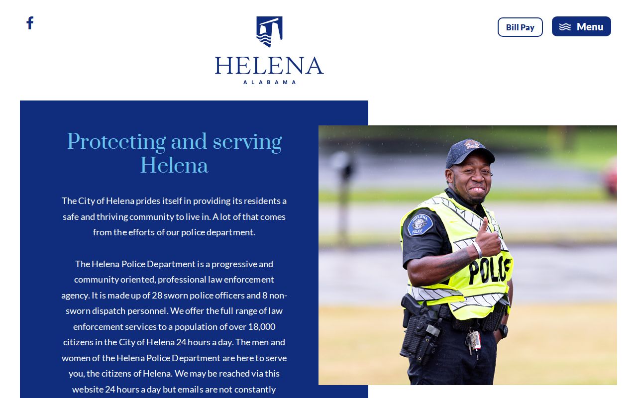 Helena Police City Hall location for Helena warrant records